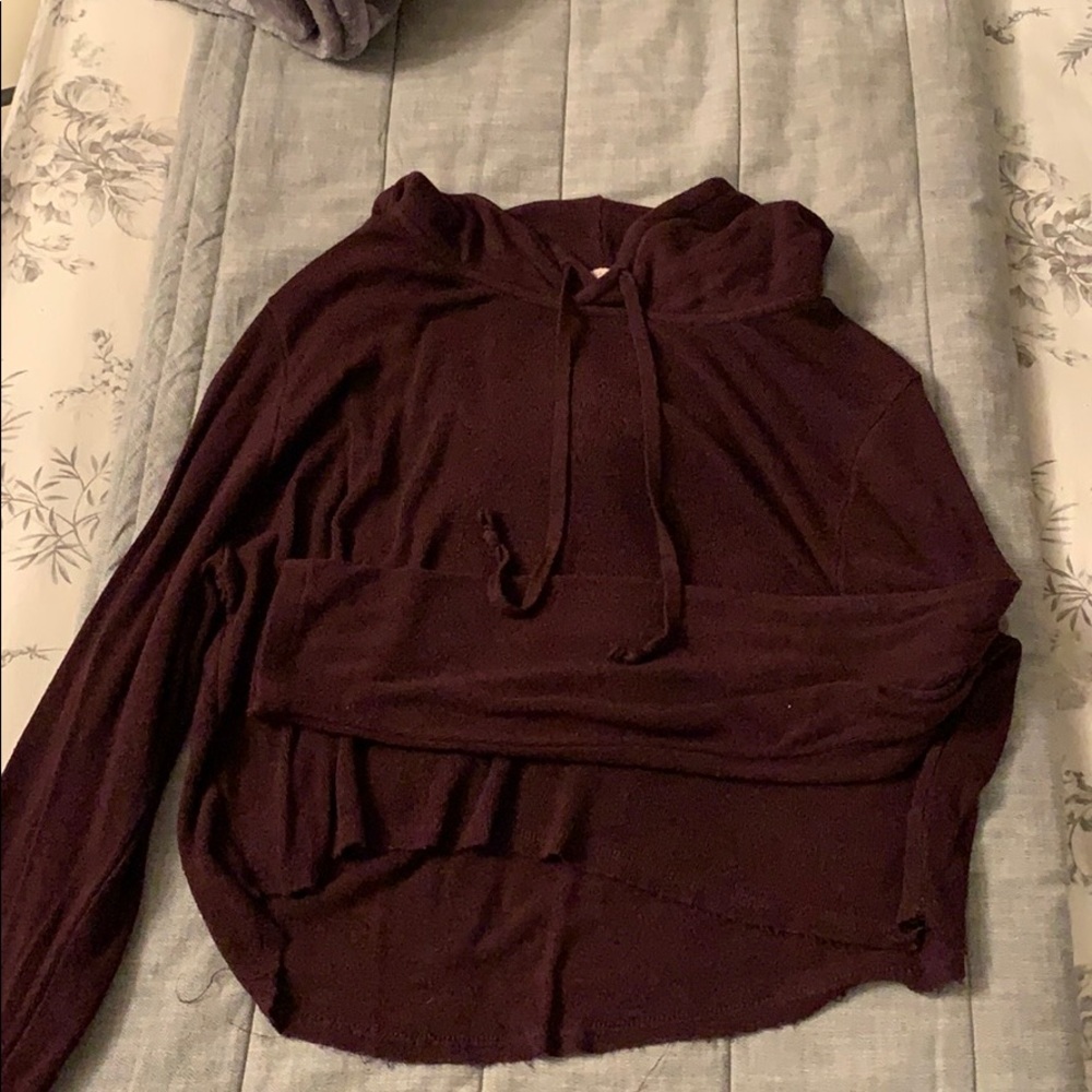 Cropped hoodie